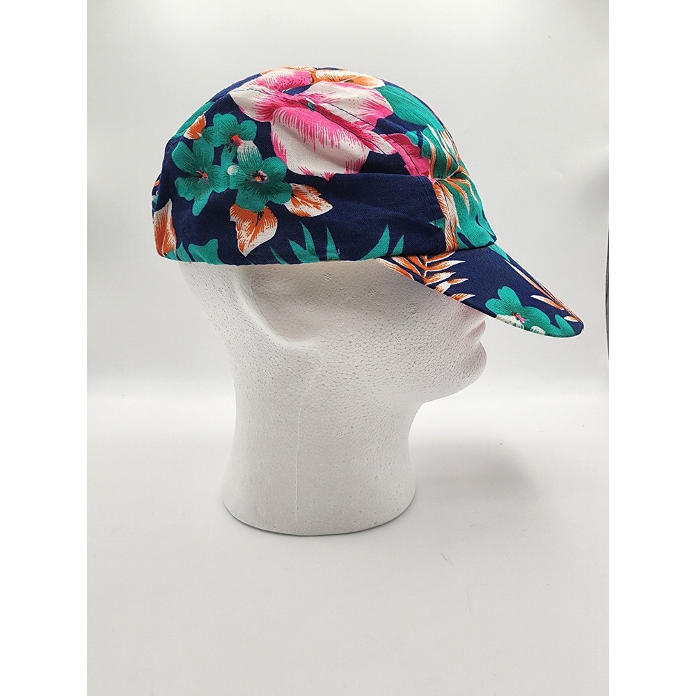 Vintage Wendys Floral Tropical Snapback Hat OSFA - Picture 4 of 5